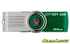 DT101G2/64GB  -`i Kingston DataTravel DT101G2/64GB Green USB2.0